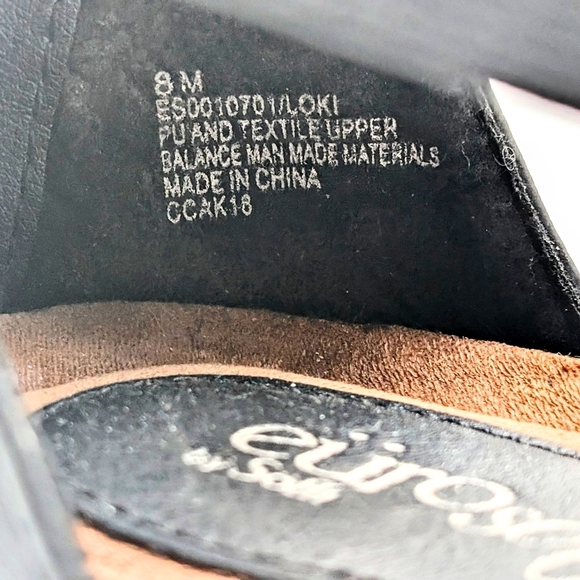 Eurosoft Size 8 M Women's Black Strappy Sandals - Chic & Comfortable - Picture 13 of 15